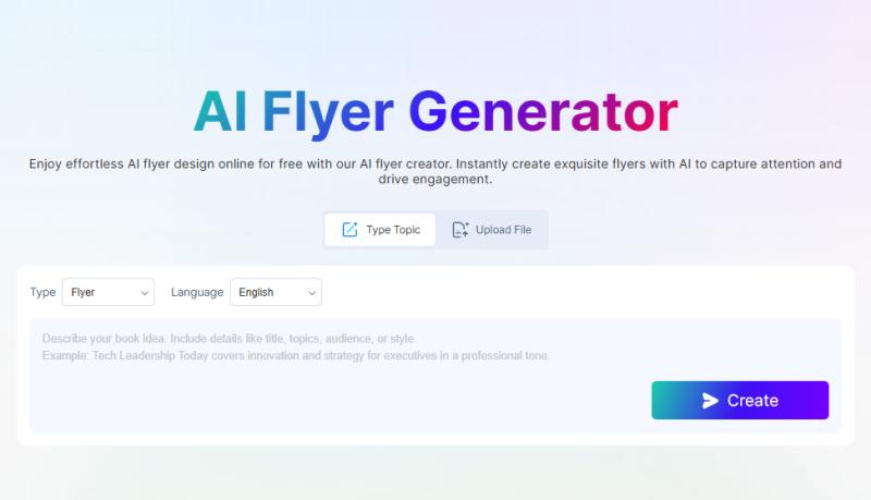 FlipHTML5 introduces a free AI flyer generator.