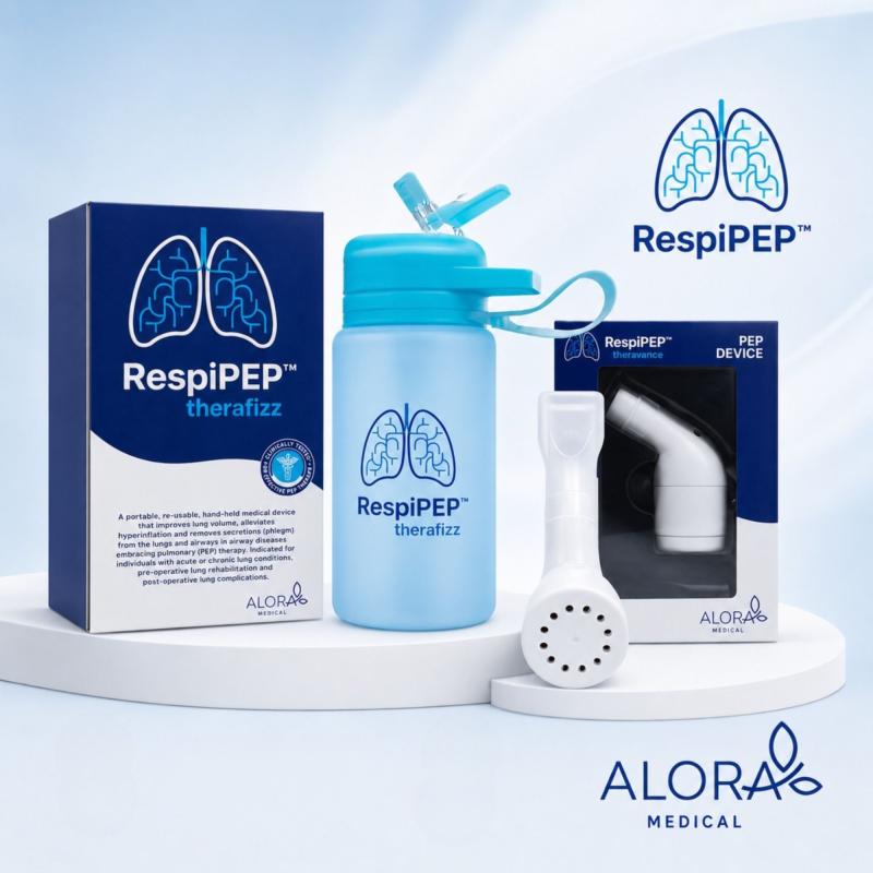 RespiPEP by Alora Medical. Supporting airway clearance, lung expansion & better breathing every day.