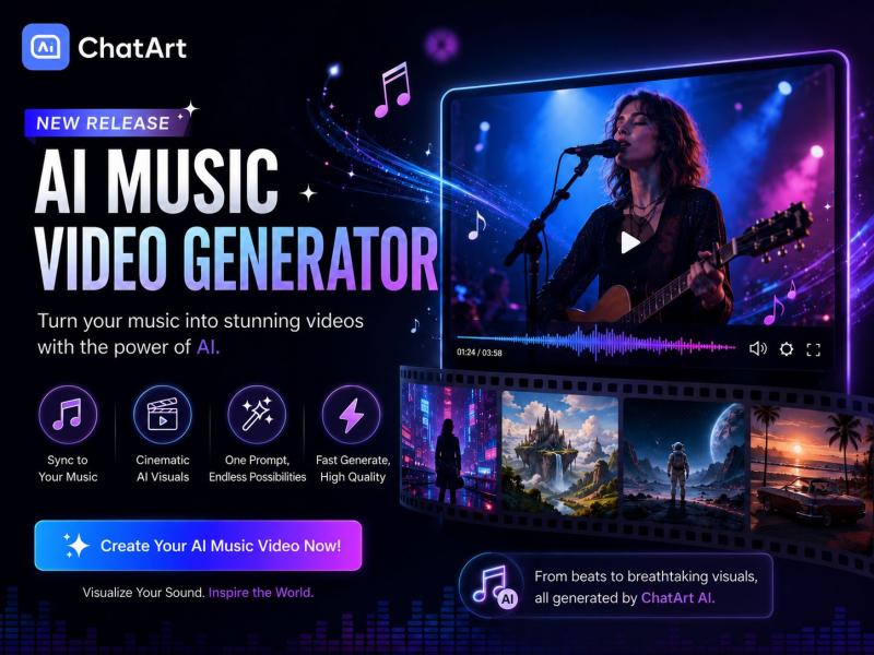 ChatArt Amplifies AI Creative Suite with Next-Gen Music Video