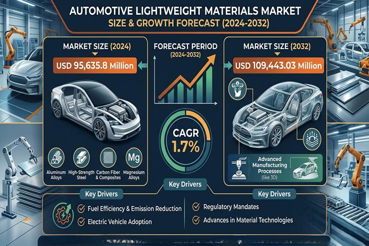 Automotive Lightweight Materials Market Size to Reach USD