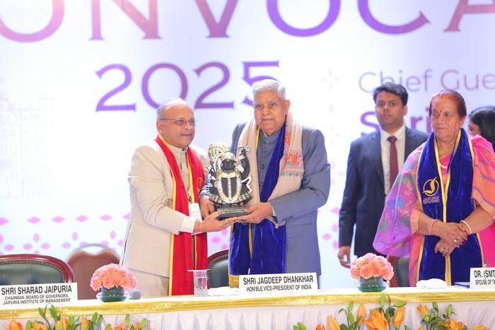 Jaipuria Institute of Management Hosts Grand Convocation for 1,251 Graduates in Presence of Hon'ble Vice President of India
