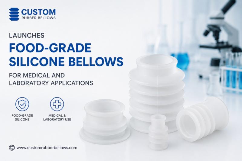 Custom Rubber Bellows Launches Food-Grade Silicone Bellows