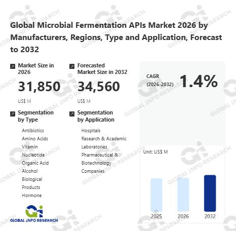 Microbial Fermentation APIs Market: Sales Volume, Size, Share,