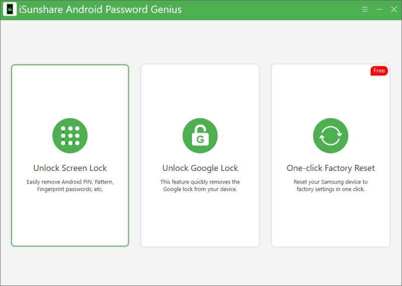 iSunshare Updated FRP Bypass Tool - Android Password Genius