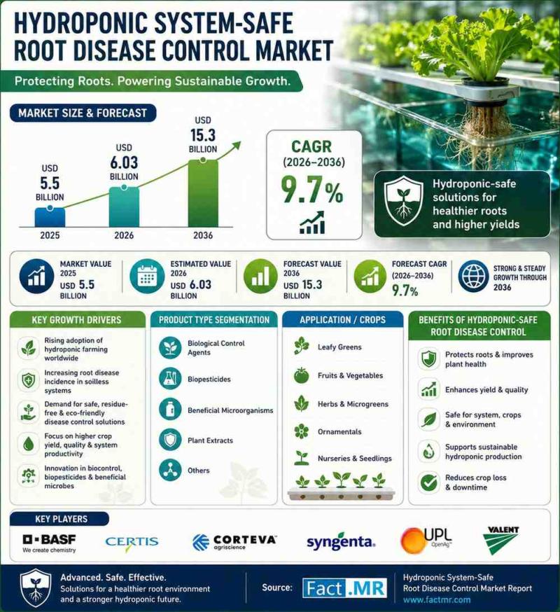 Hydroponic System-Safe Root Disease Control Market