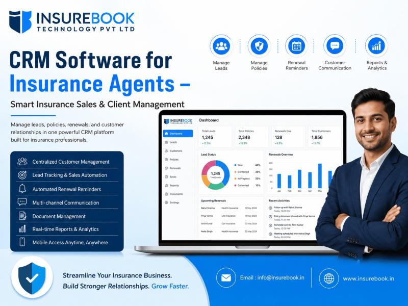 CRM Software for Insurance Agents - Smart Insurance Sales & Client Management