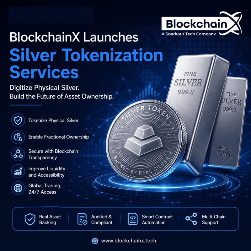 BlockchainX offers regulation-ready silver tokenization services for global investors and enterprises.