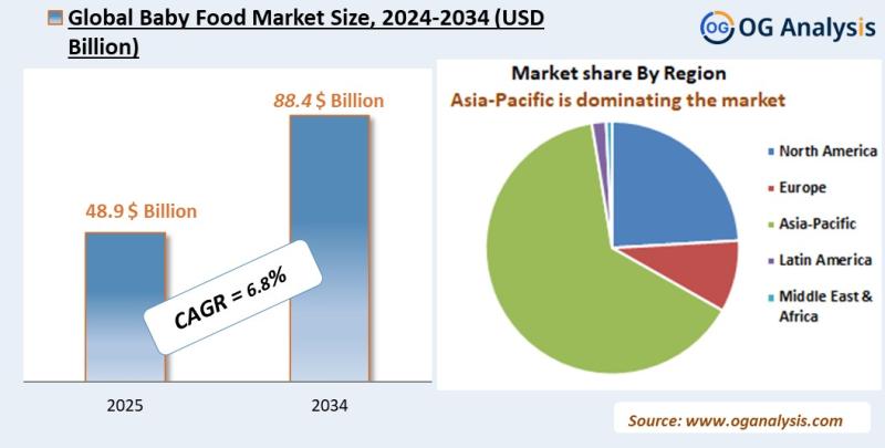 Baby food market Analysis 2025-2034: Industry Size, Share, Growth Trends, Competition and Forecast Report
