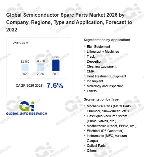 Global Semiconductor Spare Parts Market Report: 2021-2032