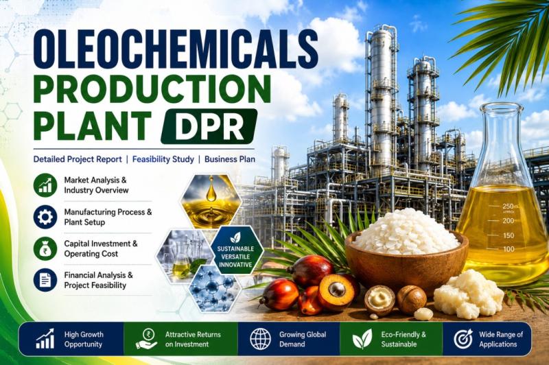 Oleochemicals Production Plant Setup Cost 2026: DPR,
