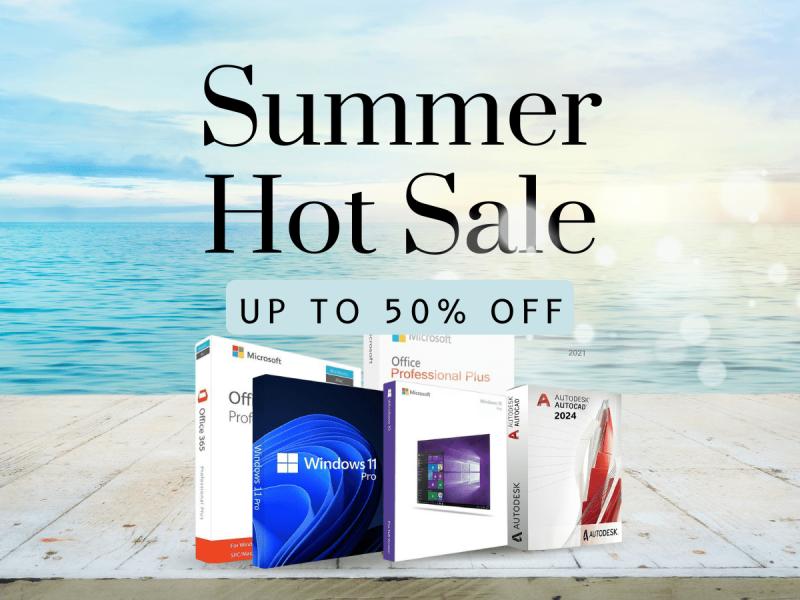 Msckey Announces Exciting Summer Hot Sale Event: Unprecedented Discounts on Microsoft Office, Windows, Adobe, and AutoCAD Software