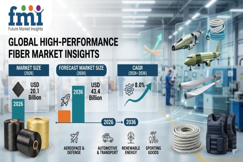 High-performance Fiber Market to Reach USD 43.4 Billion by 2036,