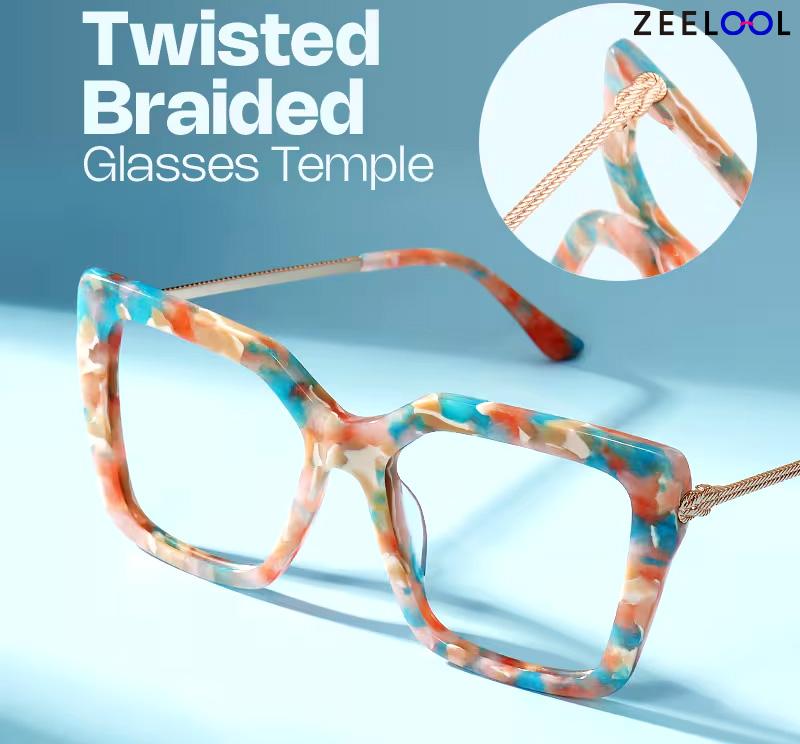 ZEELOOL FLORA Glasses is suitable for various occasions which brings the fresh and natural vibe to your look and makes you...
