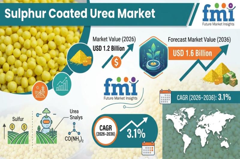 Sulphur Coated Urea Market to Reach USD 1.6 Billion by 2036,