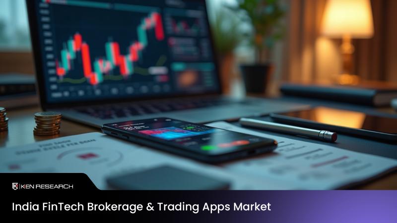 India FinTech brokerage market grows with trading apps, digital investors, and wealthtech platforms. Ken Research insights.