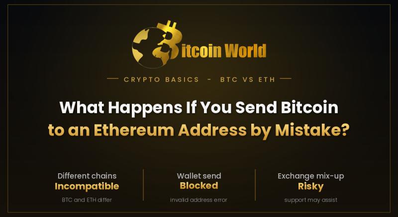 What Happens If You Send Bitcoin to an Ethereum Address