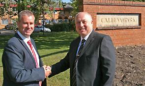 Tim Hopkinson, Senior Hargreaves CEO (left) and Gary Parslow, business development manager