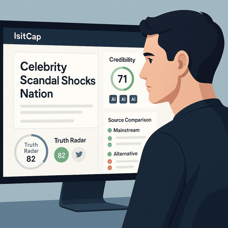 Free AI tool IsItCap.com helps users detect fake news, analyze bias, and compare sources-100% free, ad-free, and lightning fast.