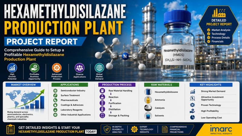 Hexamethyldisilazane (HMDS) Production Plant DPR & Unit Setup -