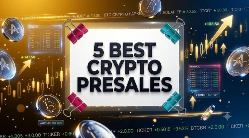 Missed Audiera Before the Pump? 5 Best Crypto Presales Retail Buyers Are Watching Next