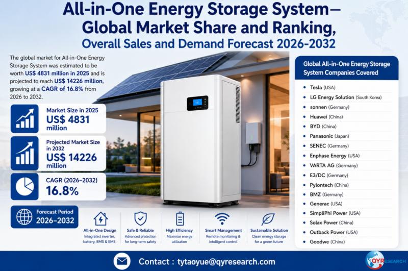 All-in-One Energy Storage System Global Market 2026-2032: Size