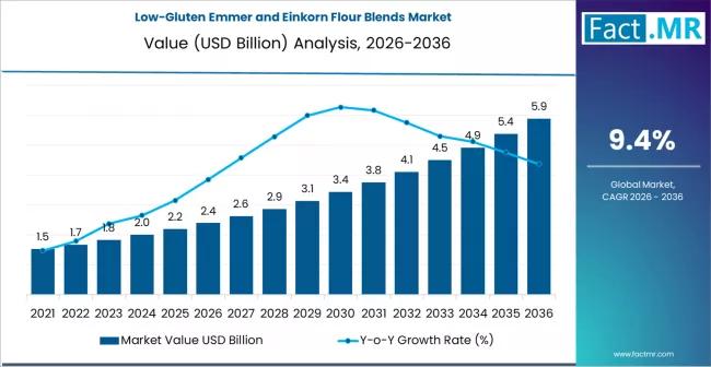 Low-Gluten Emmer and Einkorn Flour Blends Market Climbs to USD
