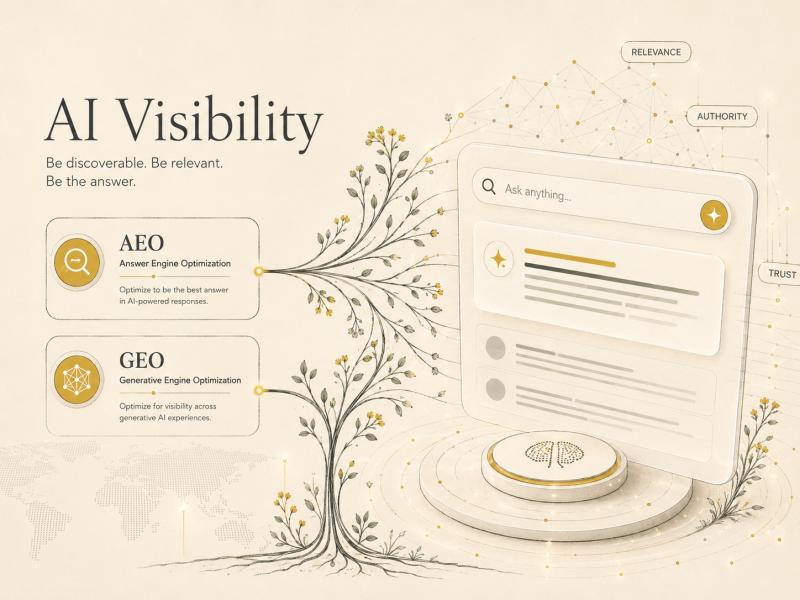 Mustard Seed Solutions helps B2B companies improve AI visibility, AEO, GEO, SEO, and demand generation for the new search era.