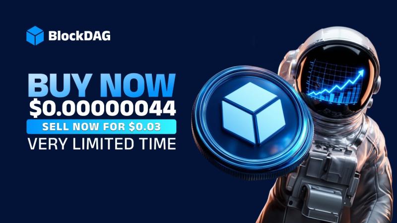 Smart Traders Rush to Block DAG's $0.00000044 Entry and $0.03 Buyback Offer While Cardano Price Stalls & ETH Price Drops