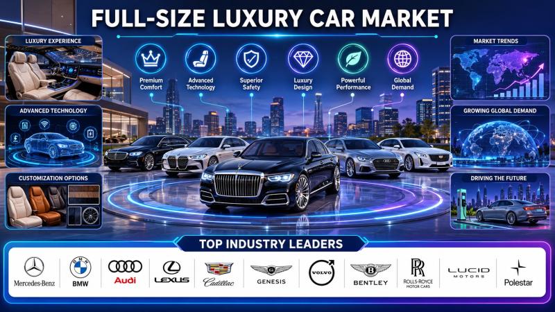 Full-Size Luxury Car Market Touching New Development Level | Mercedes-Benz, Audi, Lexus