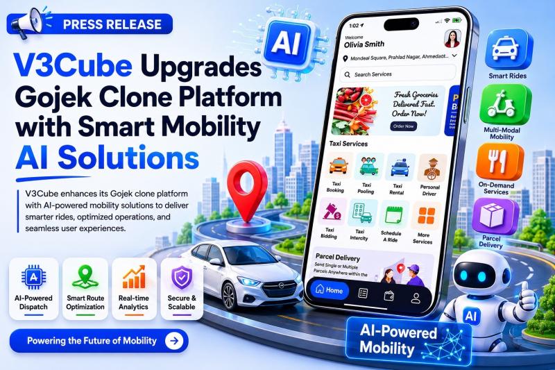 V3Cube Upgrades Gojek Clone Platform