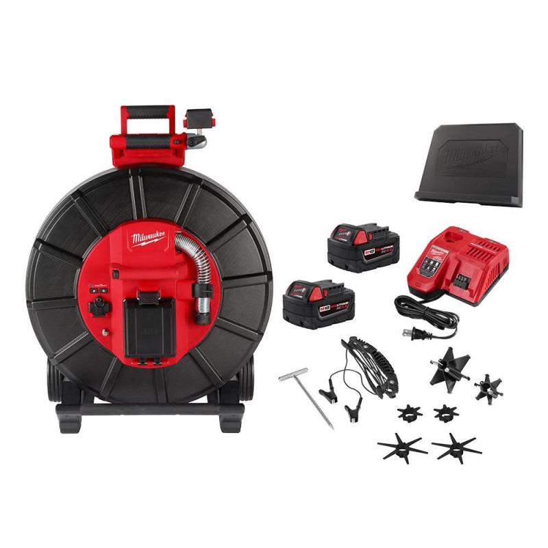 Milwaukee 3976-22 M18 325 ft. Stiff Modular Pipeline Inspection System 5.0Ah Kit