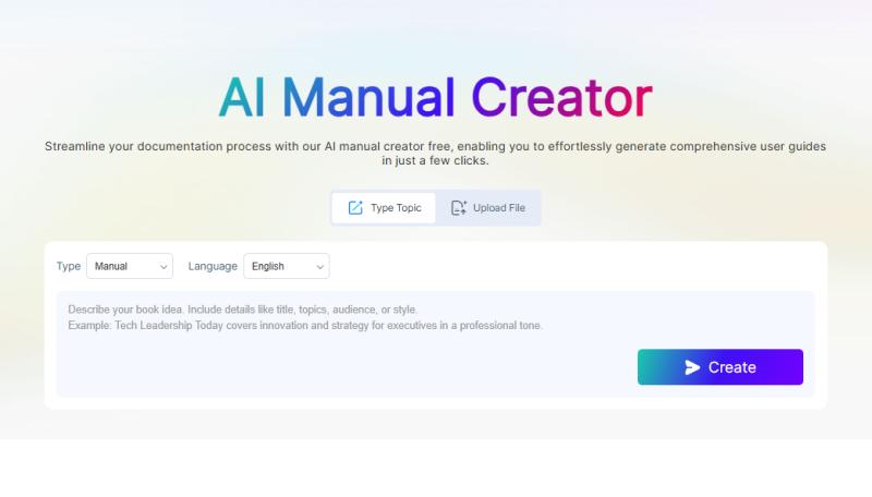 FlipHTML5's AI manual generator creates polished digital manuals.