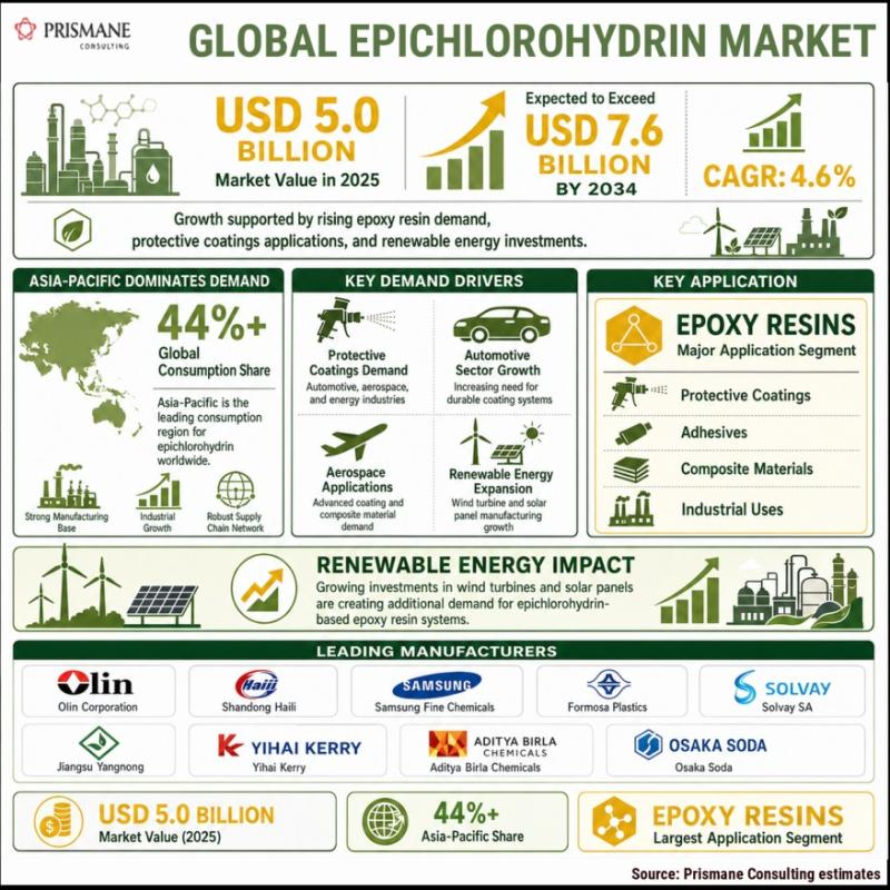 Prismane Consulting Projects Global Epichlorohydrin Market