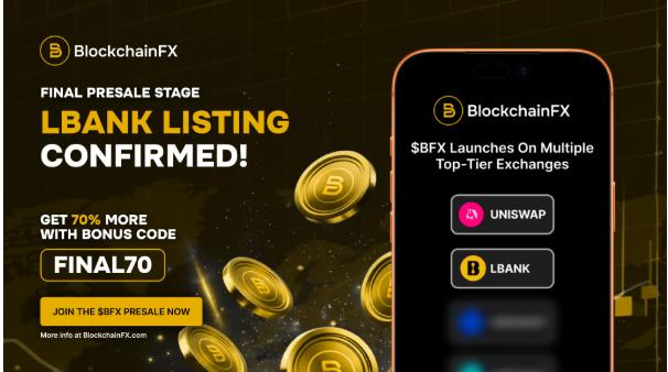 Top Crypto Presale Right Now? BlockchainFX Crosses $14.76M as