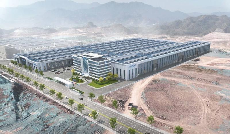 Xintongda's new seamless tube plant at the Chishou Premium Stainless Steel Demonstration Park, Songyang County, Zhejiang.