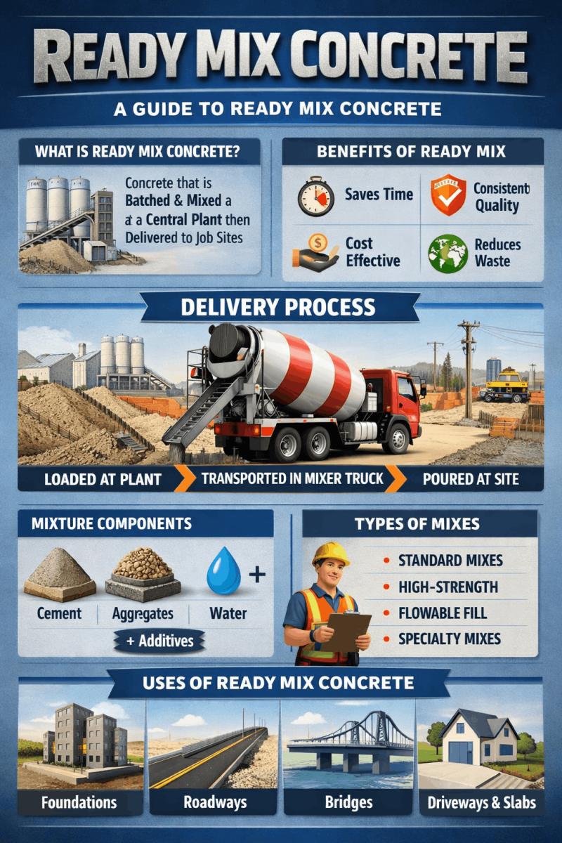 Ready Mix Concrete Market Growth Accelerates Amid Global