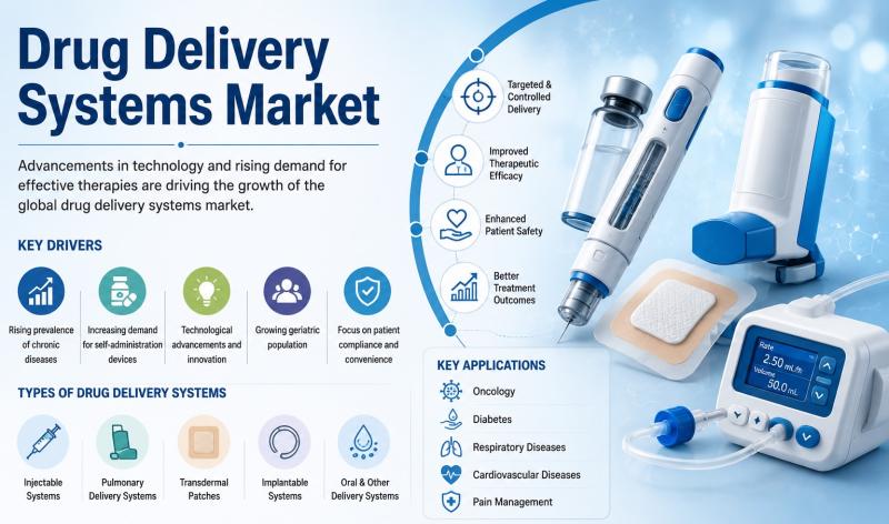 Drug Delivery Systems Market Growth Accelerates with