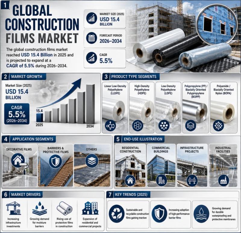 Global Construction films Market & Forecast Analysis,