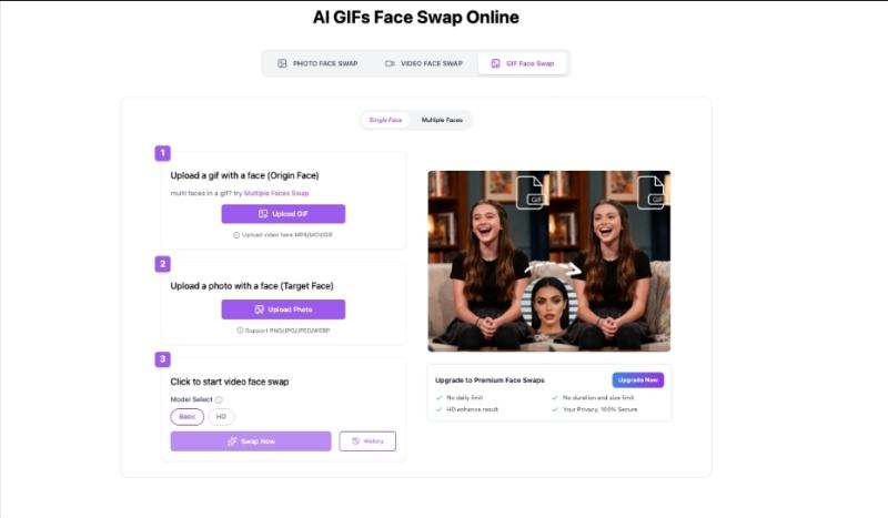 Turn Any GIF Into a Face Swap Animation Using AI GIF Face Swap (No Skills Needed)