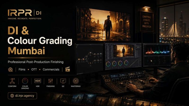 Bring every frame to life with professional DI & Colour Grading Mumbai. ? | di.irpr.agency