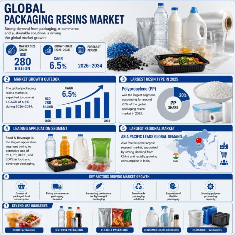 Global Packaging Resins Market & Forecast Analysis, 2018-2034