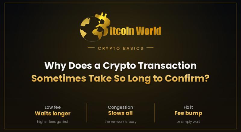 Why Does a Crypto Transaction Sometimes Take So Long to Confirm?