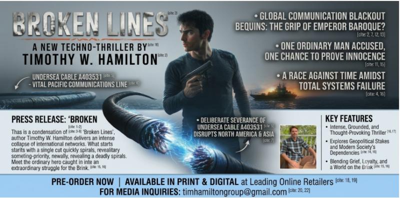 BROKEN LINES by Timothy W. Hamilton Explores Global