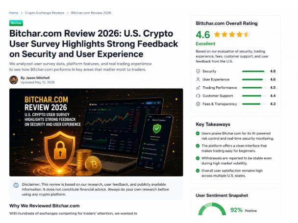Bitchar.com Review 2026: U.S. Crypto User Survey Highlights