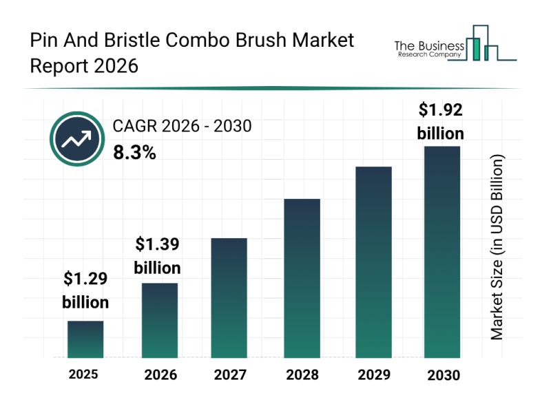 Pin And Bristle Combo Brush Market