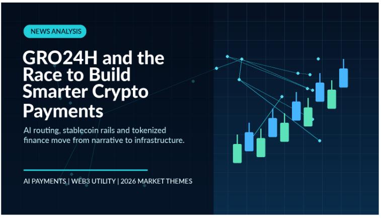 GRO24H Reframes the AI-Crypto Narrative Around Payment