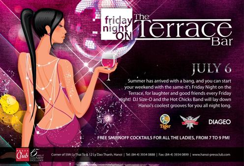 Friday Night on the Terrace Bar