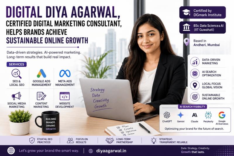 Digital Diya Agarwal | Certified Digital Marketing Consultant Driving Sustainable Online Growth
