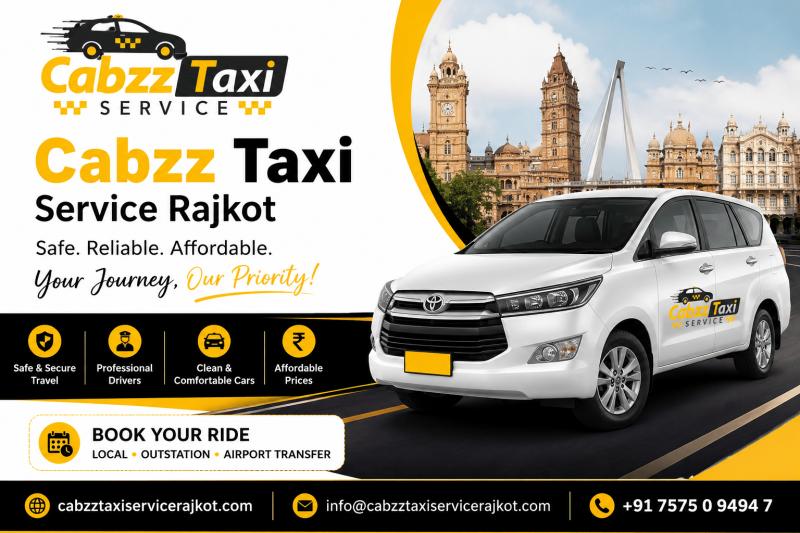 Looking for the Best Taxi Service in Rajkot? Book Safe & Affordable Rides Across Gujarat