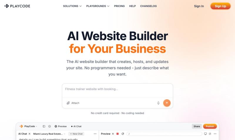 Playcode AI Website and App Builder Lets Non-Technical Teams Describe Software and Get It Built and Hosted — GLOBAL — Aslikannih
